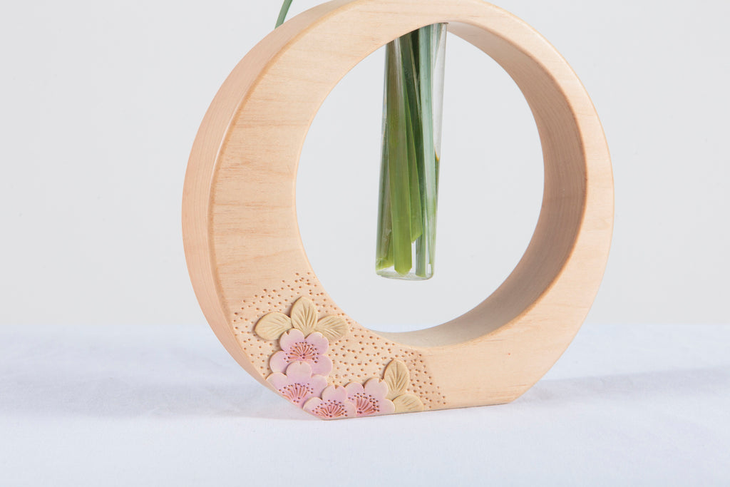 花器 満月 彩色 | 大坂屋家具店