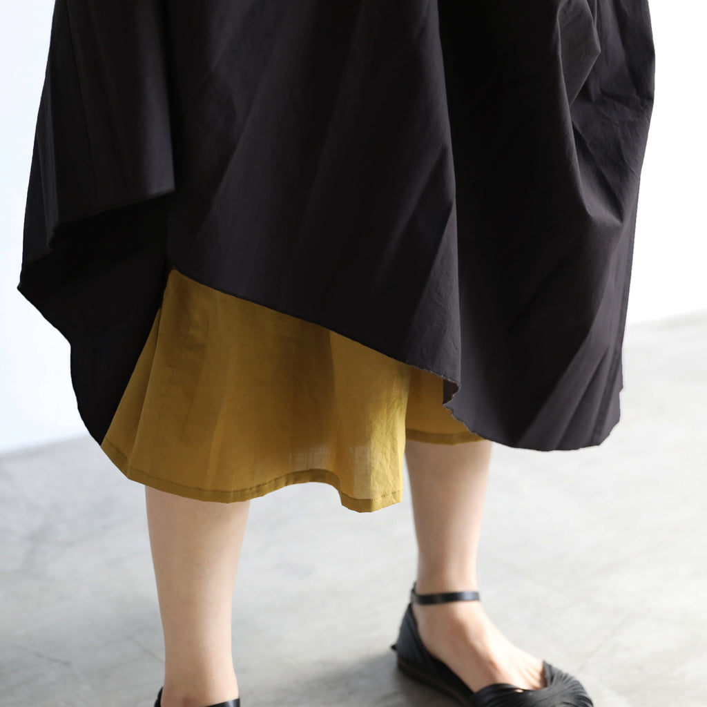 【HUIS】ゆるふわコットン2WAYワンピース（ブラック）【レディス】【U204-H06-09BLK】