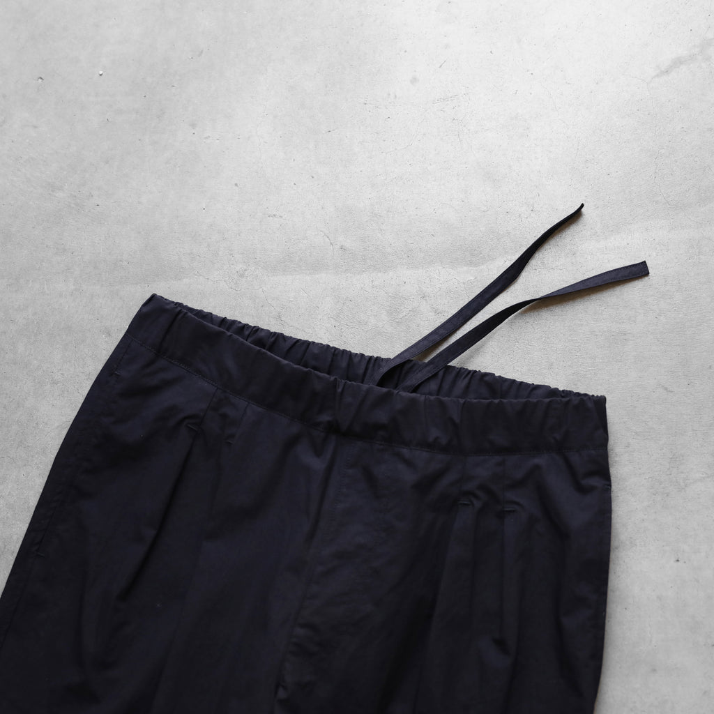 【HUIS】タイプライタークロスパンツ（ブラック）【ユニセックス】Size1【501-347-09BLK(1)】