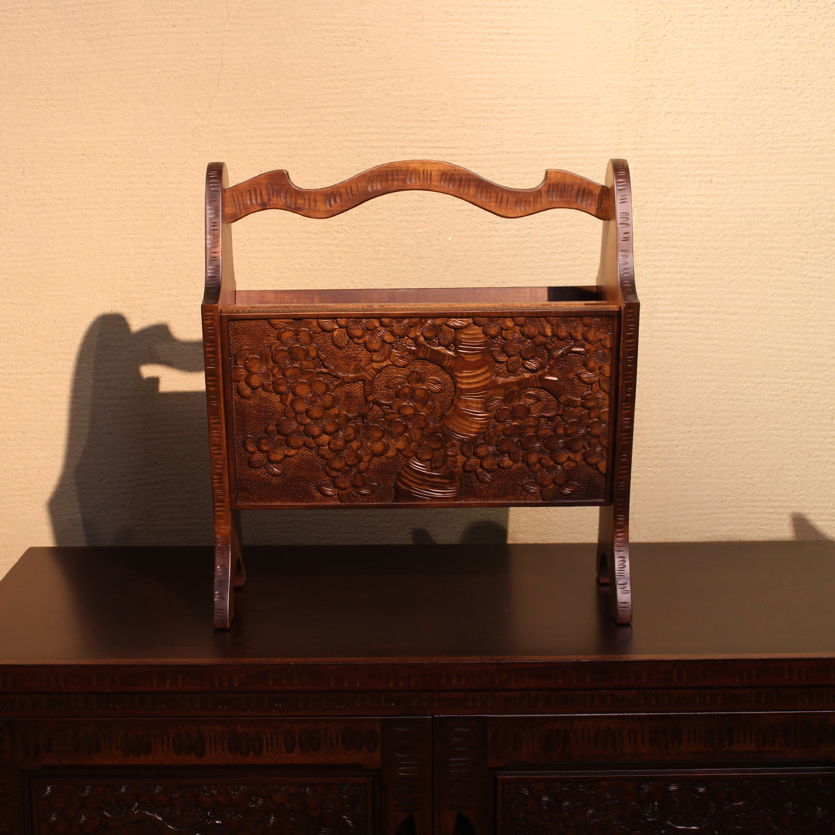 ヴィンテージ】 透かし戸棚 | 大坂屋家具店