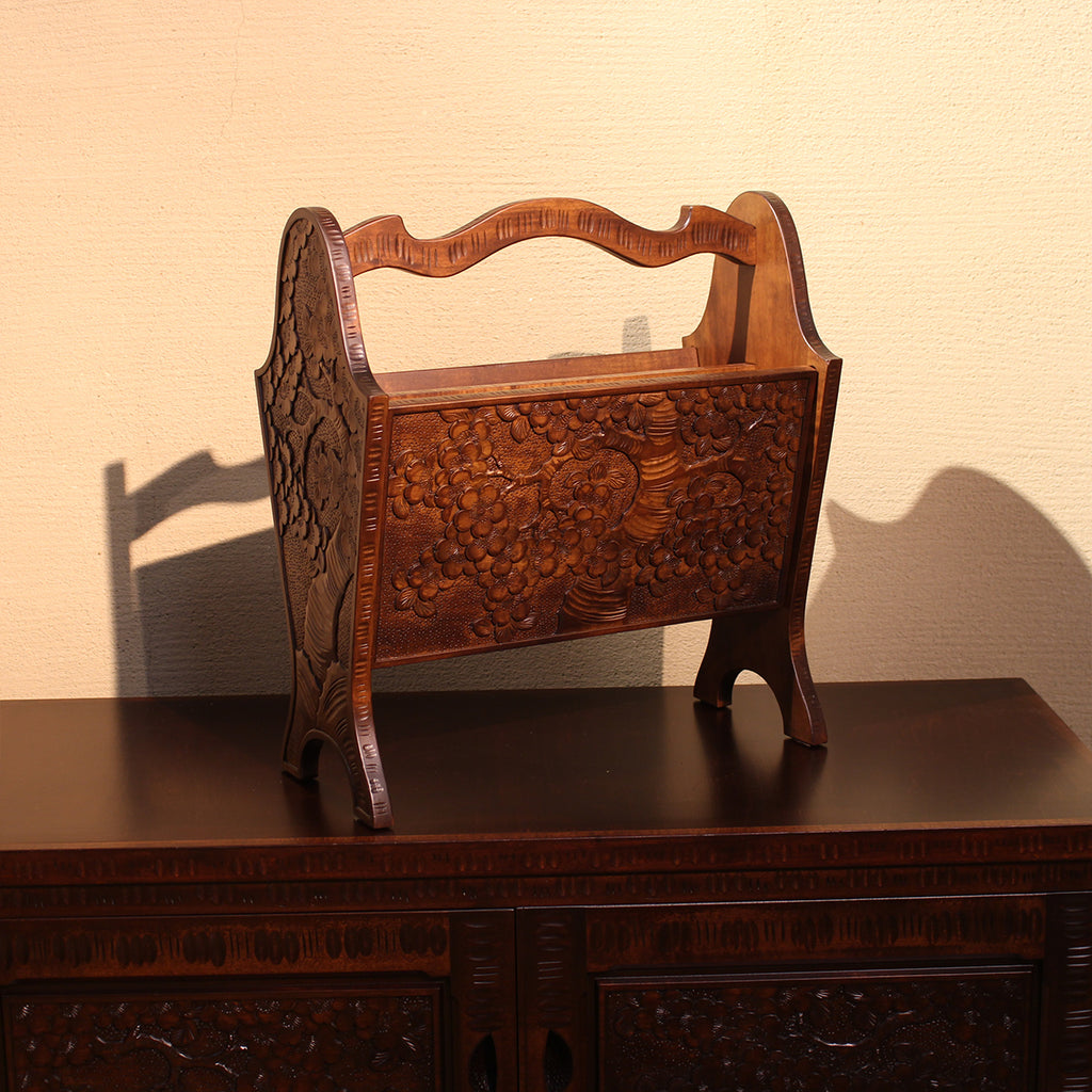 【在庫有】ヴィンテージ　マガジンラック