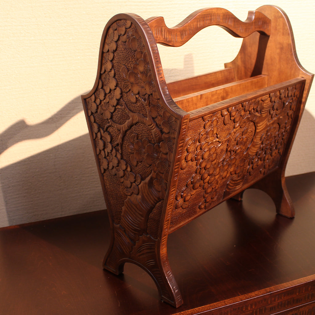 【在庫有】ヴィンテージ　マガジンラック