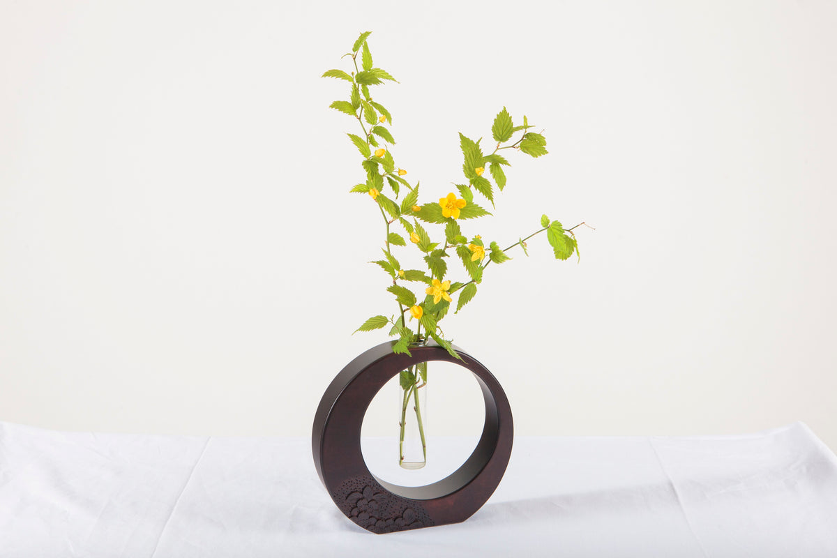 花器 満月 茶色 | 大坂屋家具店