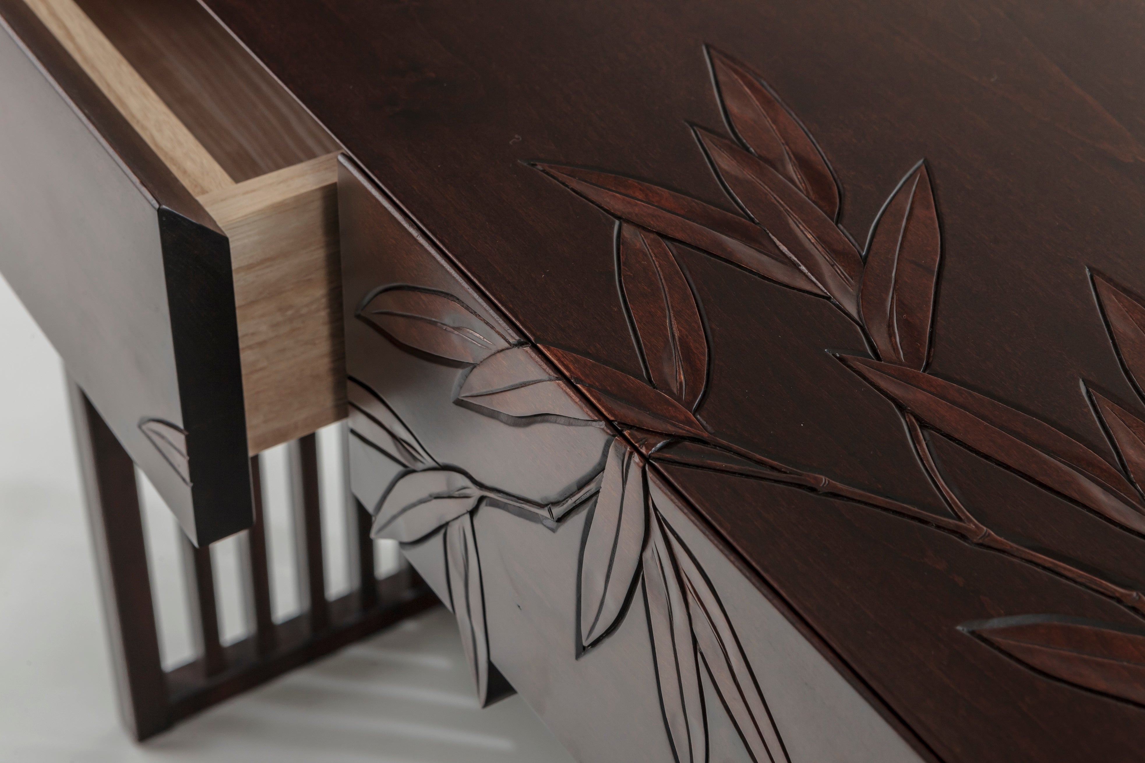 コンソールテーブル［コンソール4-竹-茶］ | 大坂屋家具店