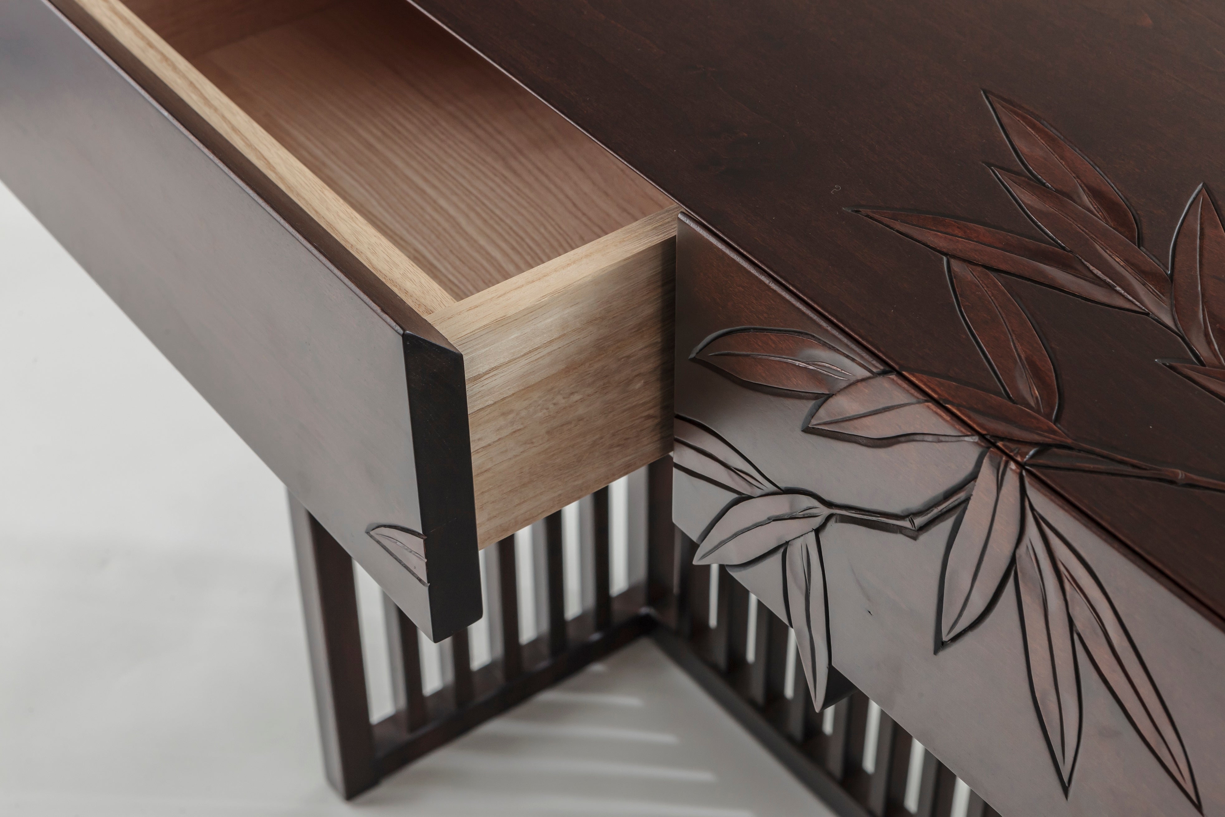 コンソールテーブル［コンソール4-竹-茶］ | 大坂屋家具店