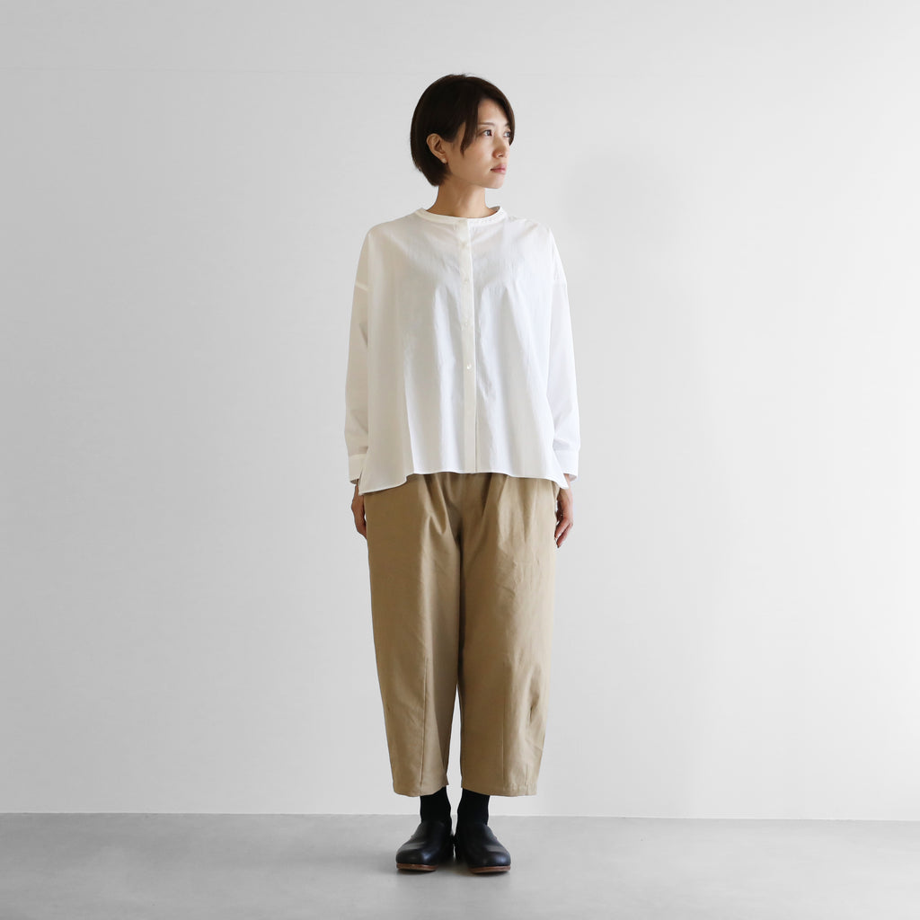 【HUIS】パラシュートクロスバルーンパンツ（サンドベージュ）【ユニセックス】【506-0069-45BGE】