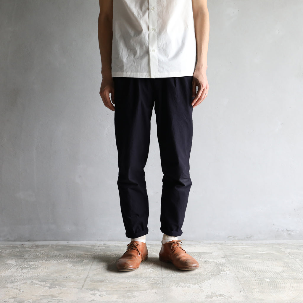 【HUIS】タイプライタークロスパンツ（ダークネイビー）【ユニセックス】Size1【501-347-29NVY(1)】