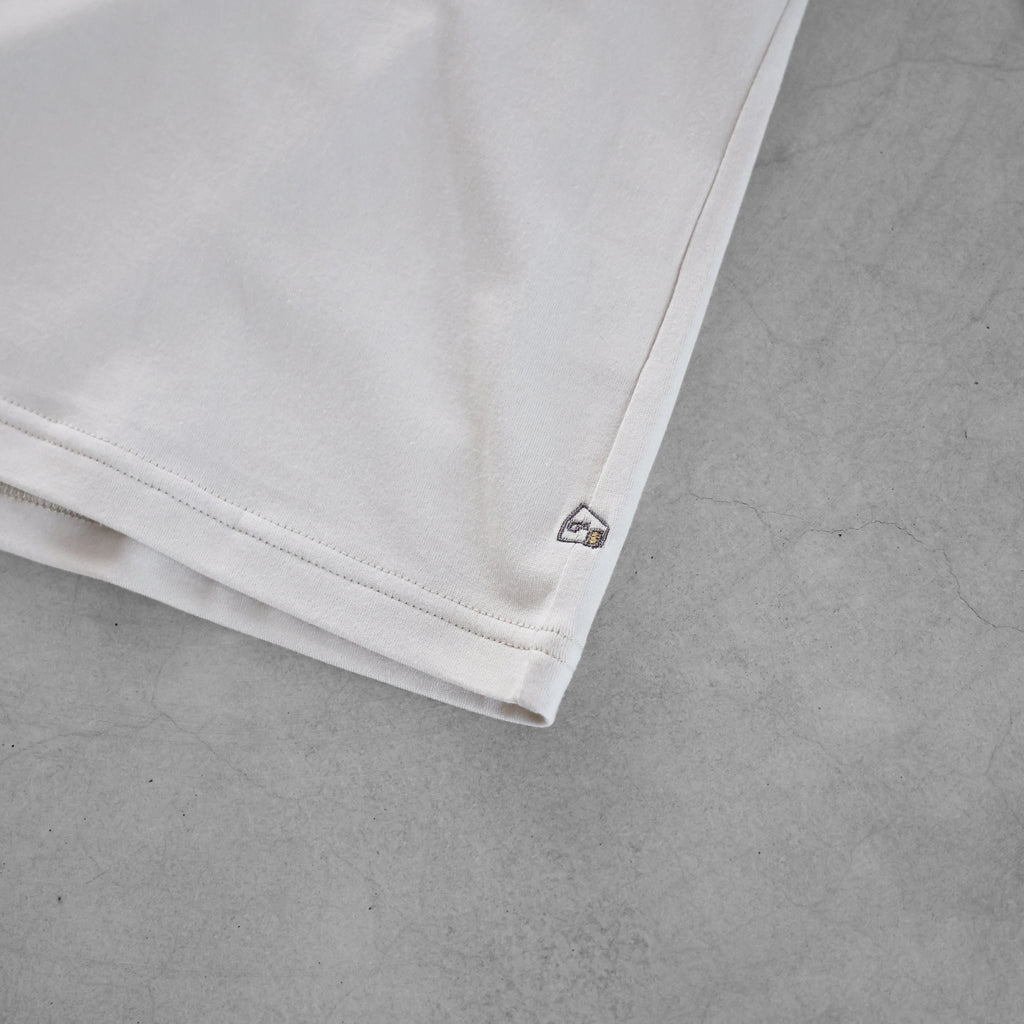 【HUIS in house】SUVIN COTTON長袖ゆるタートルネックカットソー（グレージュ）【ユニセックス】【CS204-1004-04IGY】