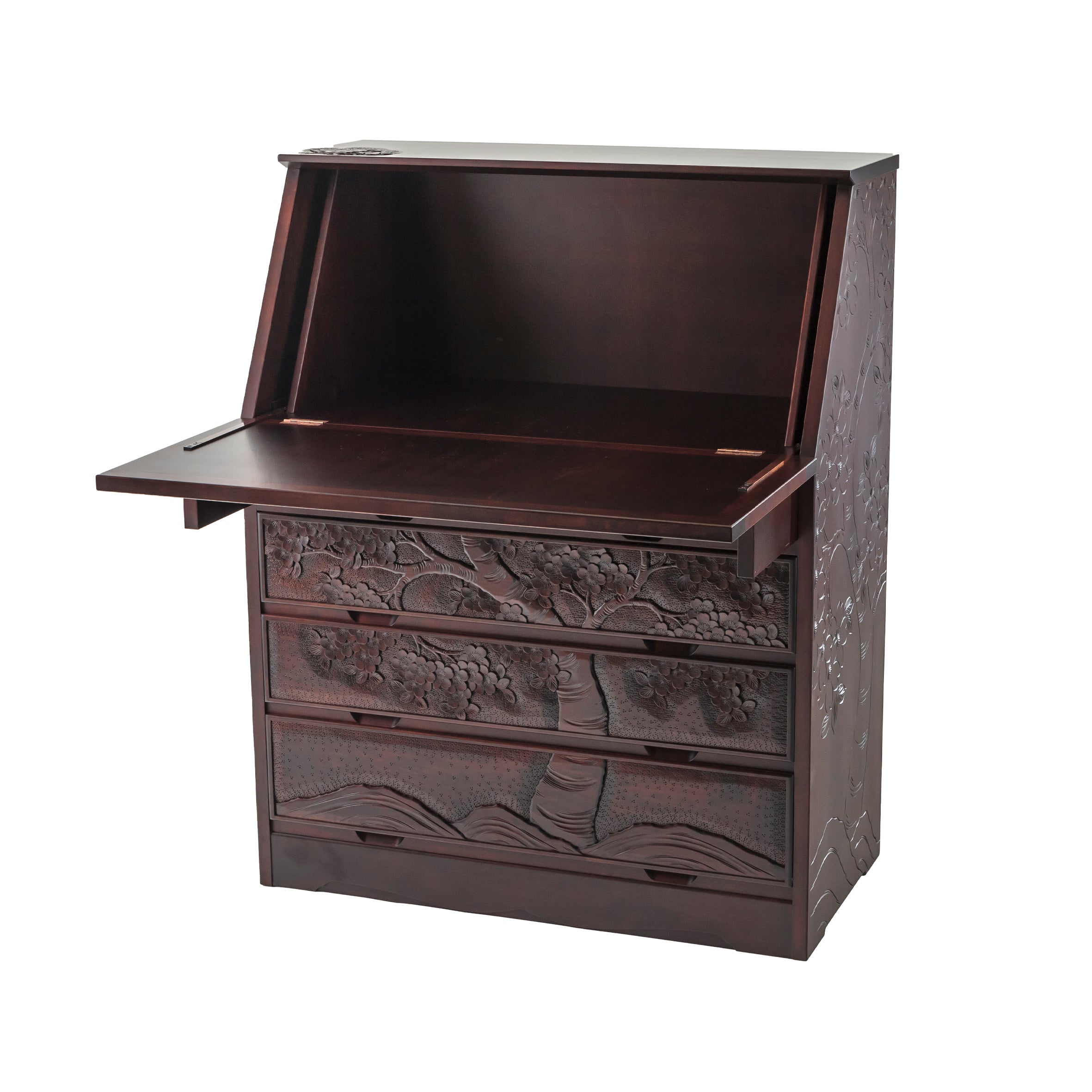 ライティングデスク 桜 幅85㎝ | 大坂屋家具店