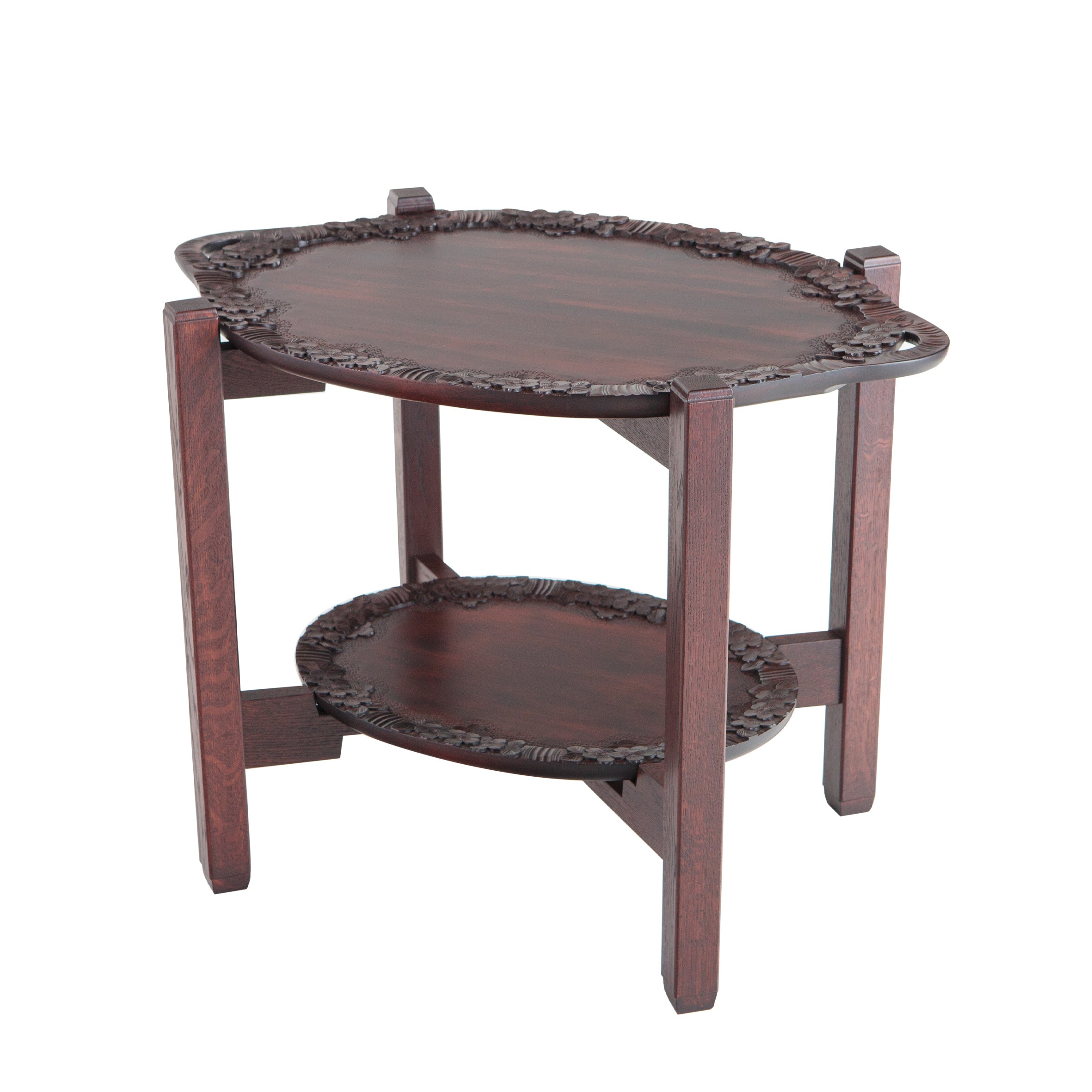 大坂屋家具店 軽井沢彫り 花台 軽井沢彫の家具商品一覧｜元祖軽井沢