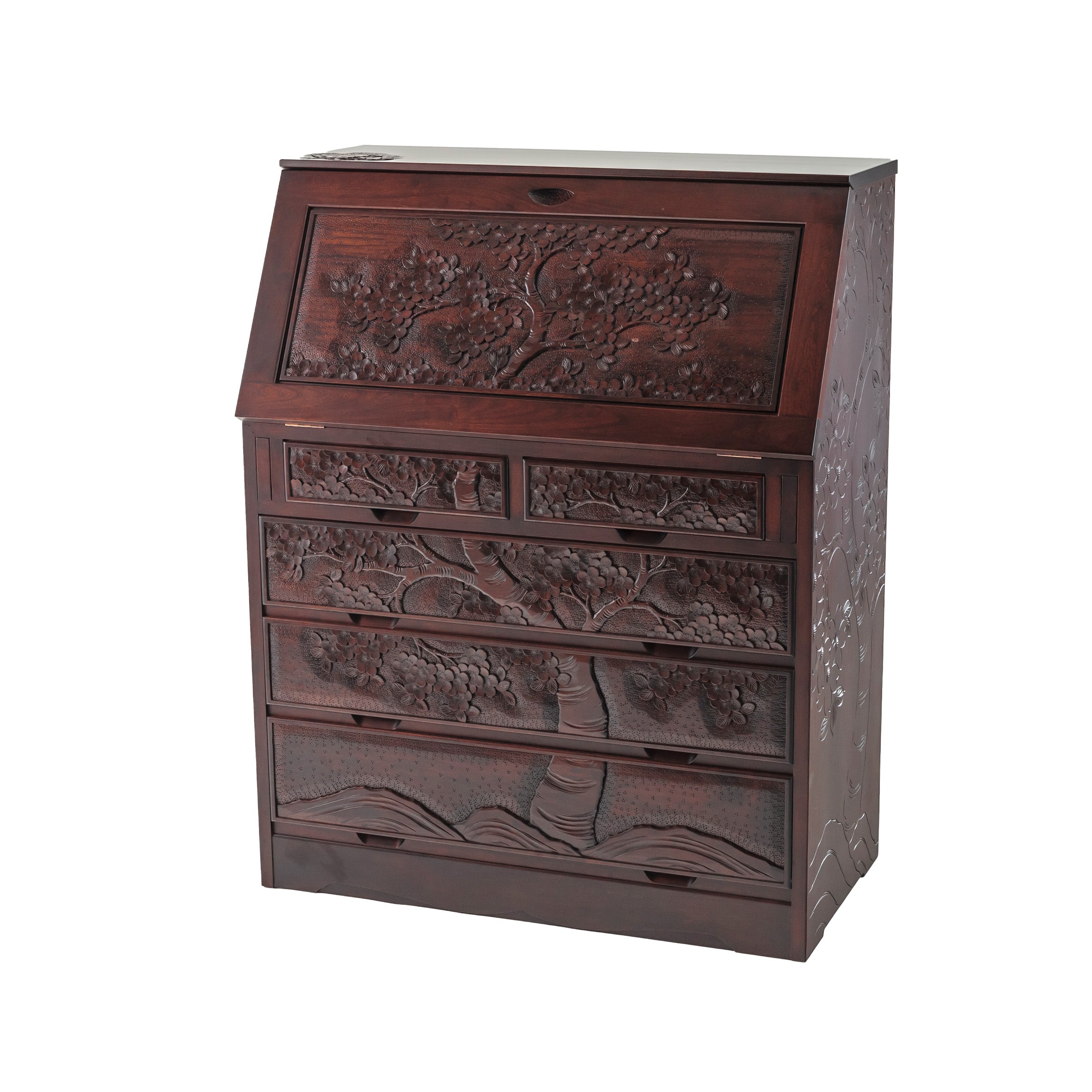 ライティングデスク 桜 幅85㎝ | 大坂屋家具店