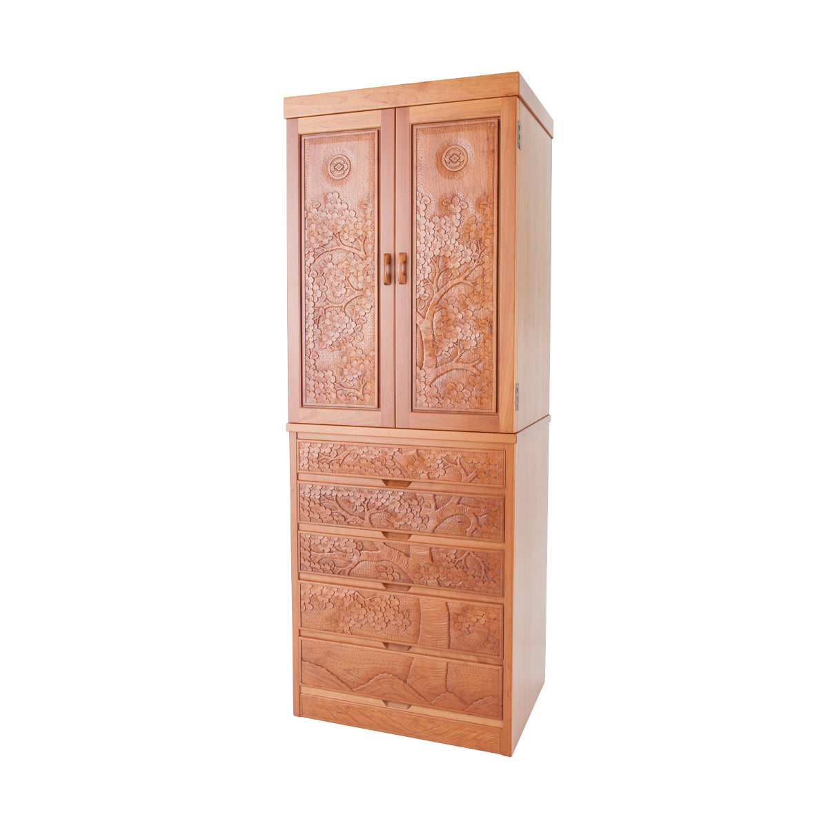 重ね仏壇 2枚扉 ［桜］ | 大坂屋家具店