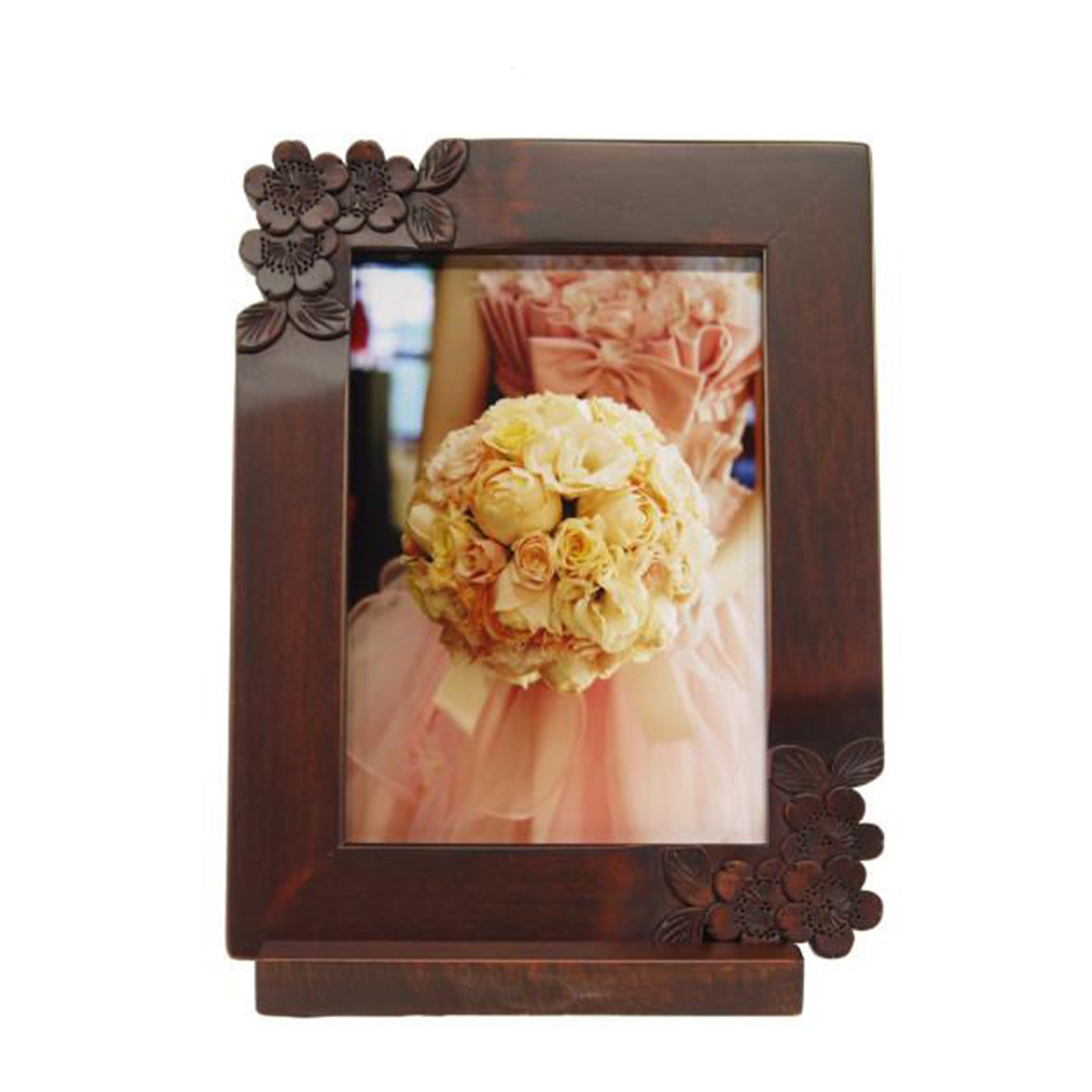 軽井沢彫）写真立て 2Lサイズ 総彫 | 大坂屋家具店